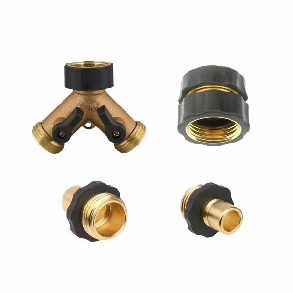 4Pcs Aluminum Garden Hose Quick Connector Sets, Thrifco Plumbing, Mfr#: 8430384